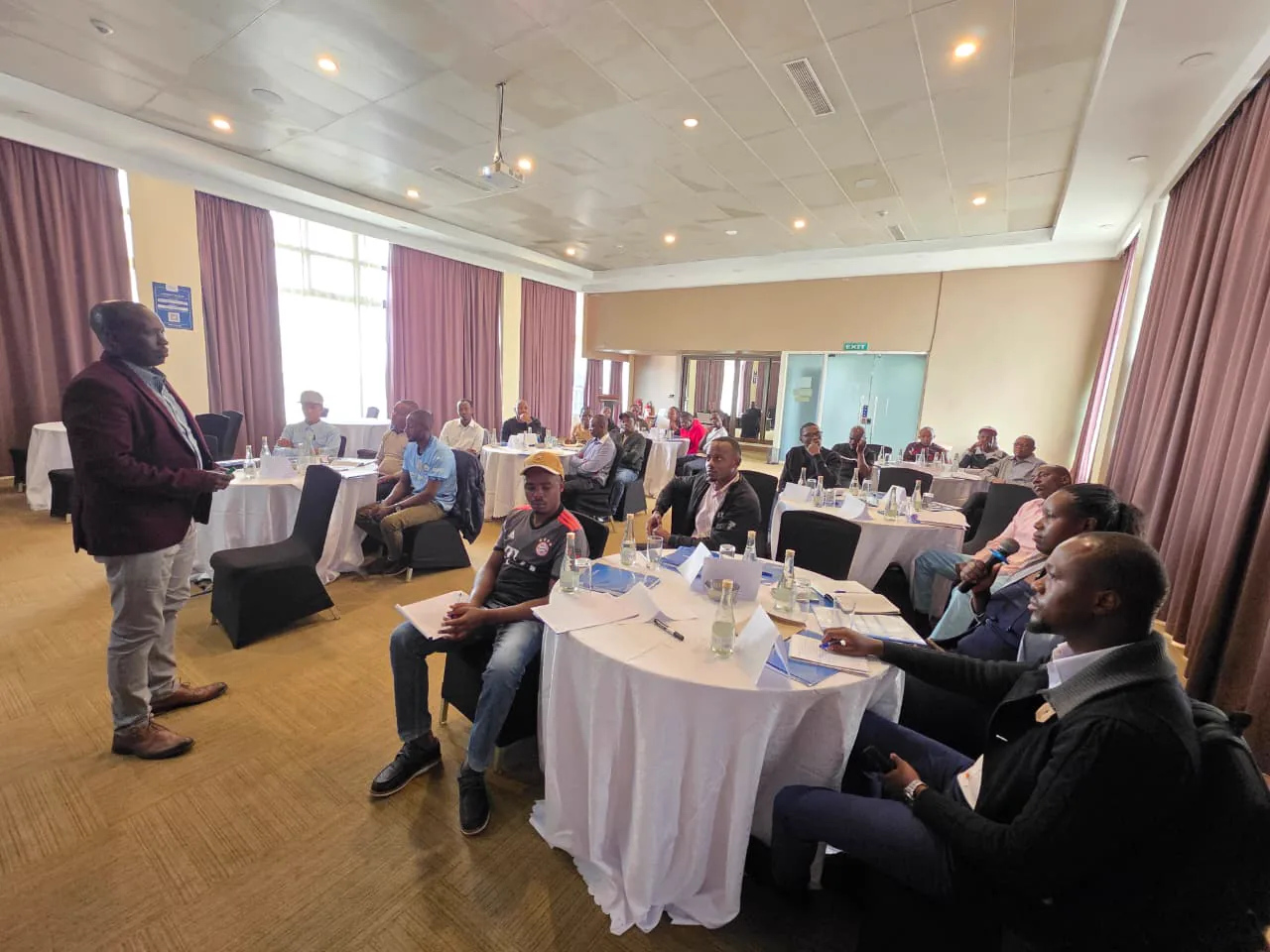 Andontech trainer leading a corporate seminar
